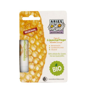 Aries bijenwas lippenbalsem bio met duindoorn & olijfolie