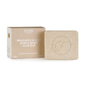 Flow Cosmetics – Rhassoul & Salt – Shampoo bar