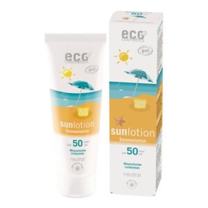 Eco Cosmetics zonnebrandcreme SPF50 zonder parfum en alcohol