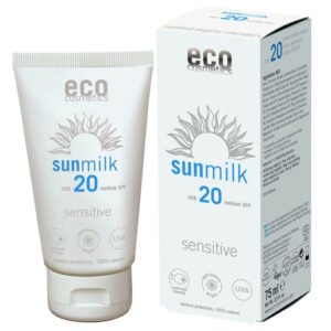Natuurlijke Zonnemilk SPF20 Sensitive Granaatappel en Framboos