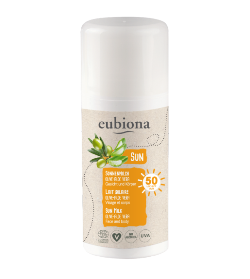 Natuurlijke sunmilk SPF50